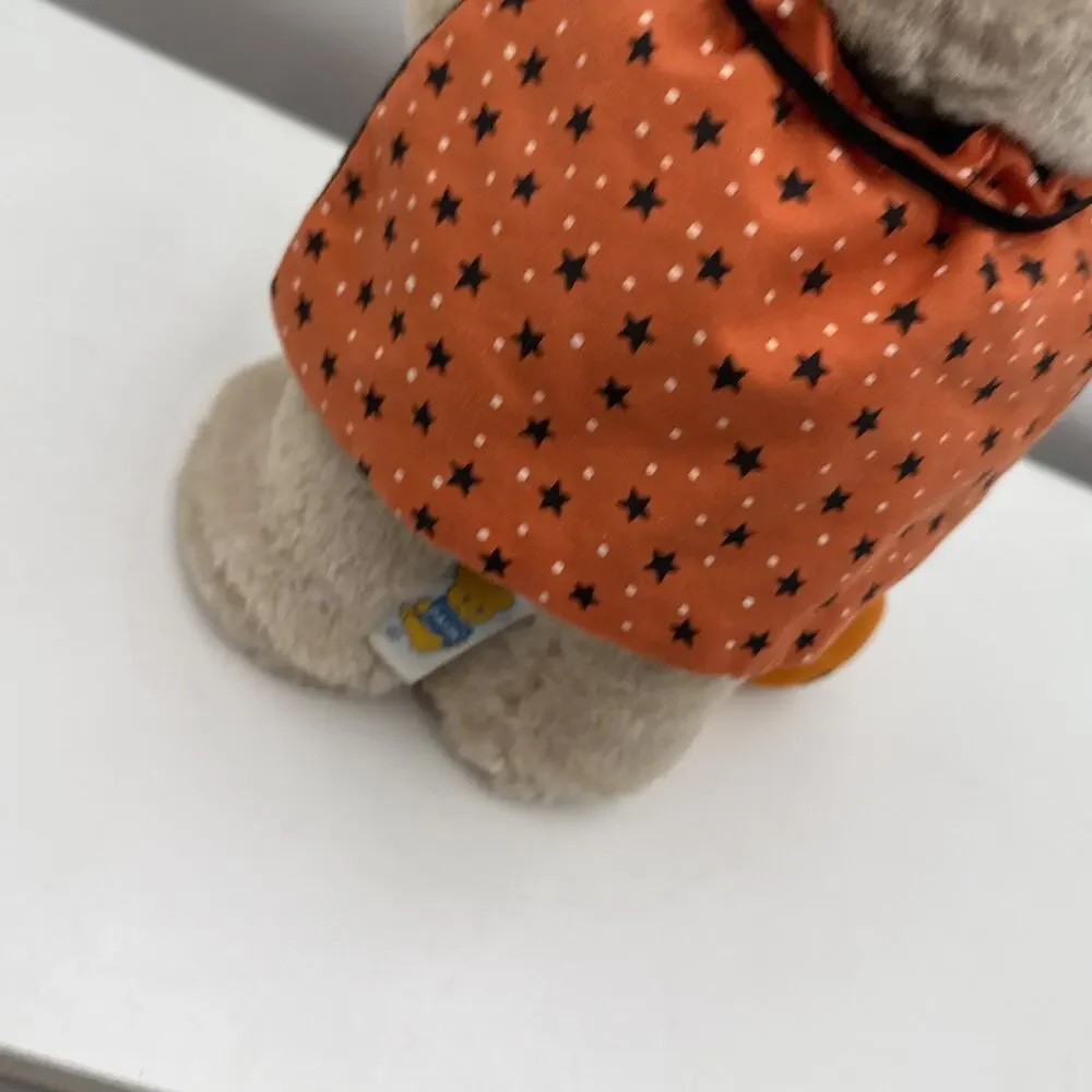 Dakin Halloween Bear Plush Trick or Treat Teddy 1984‎ Pumpkin Cape Mask 10